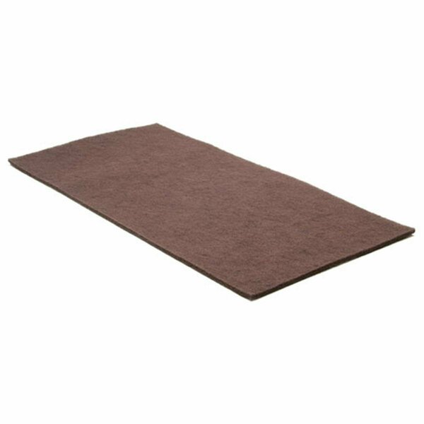 Sticky Situation NSN 14 x 28 in. Skilcraft Floor Pads  Maroon - 10 per Box ST3213495